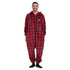 Snuggs Blanket Onesie Red Checkered